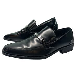 Stacy Adams Men's Loafer Adrian Size 11M‎ Slip-On Bike Toe Bit Leather Suave
